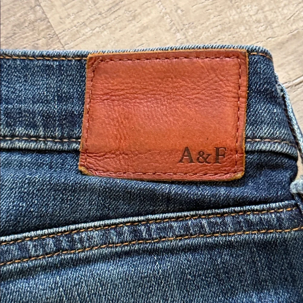 Abercrombie & Fitch Dark blue athletic slim stretch Jeans - Picture 7 of 7